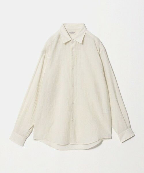 BEAUTY&YOUTH UNITED ARROWS / ビューティー&ユース ユナイテッドアローズ シャツ・ブラウス | ウール ガーゼ レギュラー シャツ GRANDE TAPERD型 | 詳細3