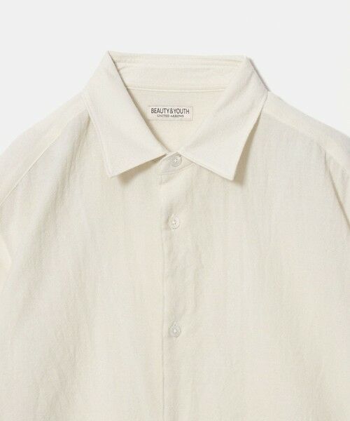 BEAUTY&YOUTH UNITED ARROWS / ビューティー&ユース ユナイテッドアローズ シャツ・ブラウス | ウール ガーゼ レギュラー シャツ GRANDE TAPERD型 | 詳細4