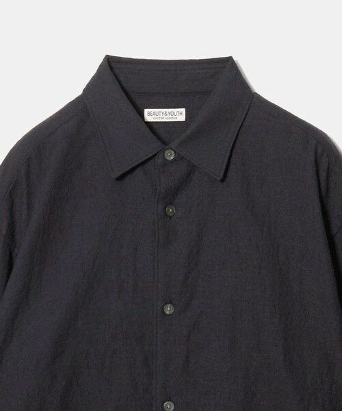 BEAUTY&YOUTH UNITED ARROWS / ビューティー&ユース ユナイテッドアローズ シャツ・ブラウス | ウール ガーゼ レギュラー シャツ GRANDE TAPERD型 | 詳細14