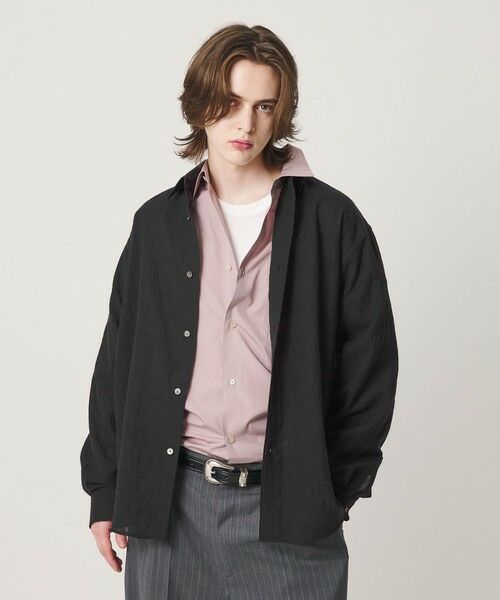 BEAUTY&YOUTH UNITED ARROWS / ビューティー&ユース ユナイテッドアローズ シャツ・ブラウス | ウール ガーゼ レギュラー シャツ GRANDE TAPERD型 | 詳細7