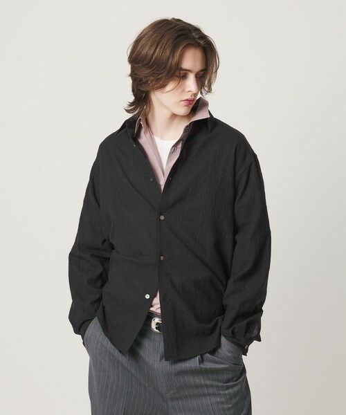BEAUTY&YOUTH UNITED ARROWS / ビューティー&ユース ユナイテッドアローズ シャツ・ブラウス | ウール ガーゼ レギュラー シャツ GRANDE TAPERD型 | 詳細10