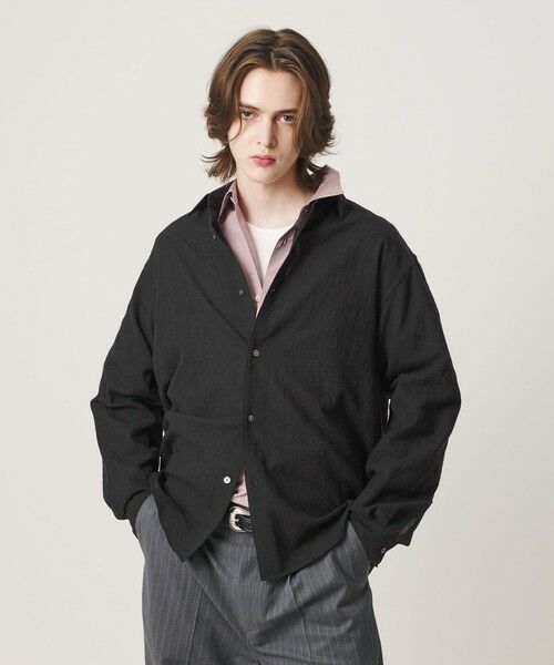 BEAUTY&YOUTH UNITED ARROWS / ビューティー&ユース ユナイテッドアローズ シャツ・ブラウス | ウール ガーゼ レギュラー シャツ GRANDE TAPERD型 | 詳細11