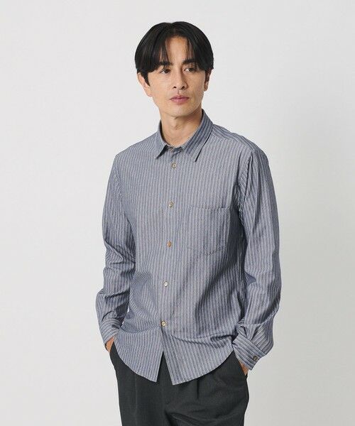 BEAUTY&YOUTH UNITED ARROWS / ビューティー&ユース ユナイテッドアローズ シャツ・ブラウス | クイック ストレッチ ストライプ レギュラー シャツ SLIM型  吸水速乾 タテヨコストレッチ | 詳細7