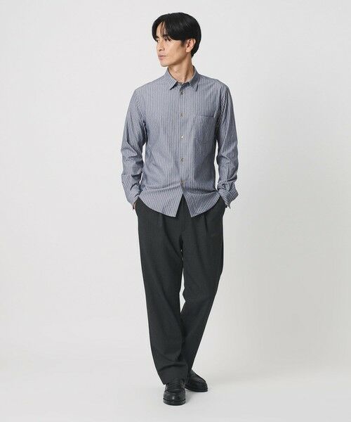 BEAUTY&YOUTH UNITED ARROWS / ビューティー&ユース ユナイテッドアローズ シャツ・ブラウス | クイック ストレッチ ストライプ レギュラー シャツ SLIM型  吸水速乾 タテヨコストレッチ | 詳細8