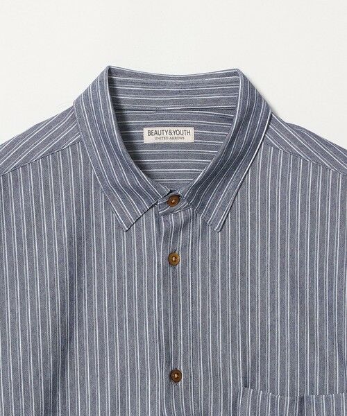 BEAUTY&YOUTH UNITED ARROWS / ビューティー&ユース ユナイテッドアローズ シャツ・ブラウス | クイック ストレッチ ストライプ レギュラー シャツ SLIM型  吸水速乾 タテヨコストレッチ | 詳細11