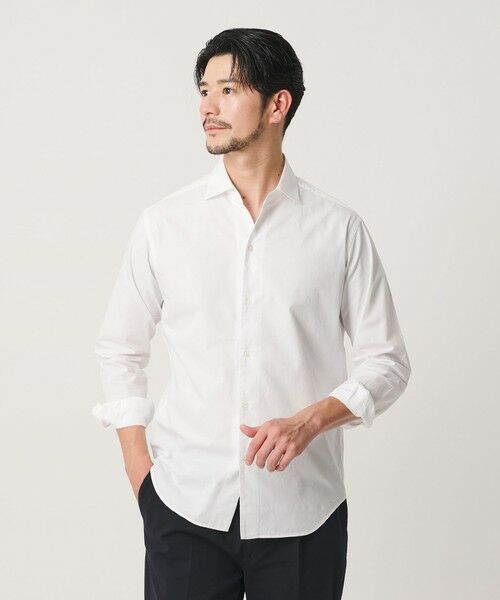 BEAUTY&YOUTH UNITED ARROWS / ビューティー&ユース ユナイテッドアローズ シャツ・ブラウス | 【WEB限定 WARDROBE SMART】コットン ワイドカラー スキッパー シャツ | 詳細5