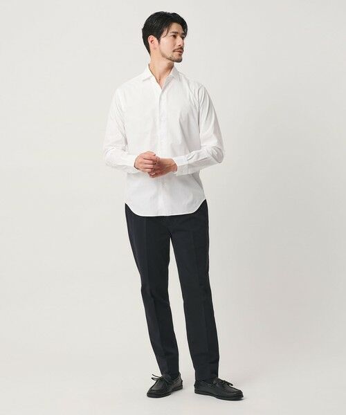 BEAUTY&YOUTH UNITED ARROWS / ビューティー&ユース ユナイテッドアローズ シャツ・ブラウス | 【WEB限定 WARDROBE SMART】コットン ワイドカラー スキッパー シャツ | 詳細1