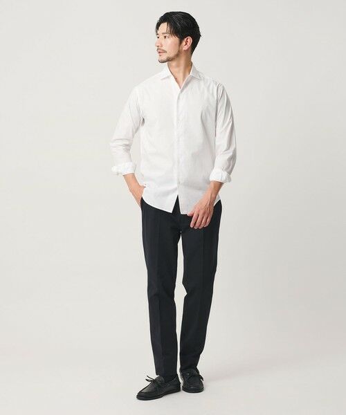 BEAUTY&YOUTH UNITED ARROWS / ビューティー&ユース ユナイテッドアローズ シャツ・ブラウス | 【WEB限定 WARDROBE SMART】コットン ワイドカラー スキッパー シャツ | 詳細4