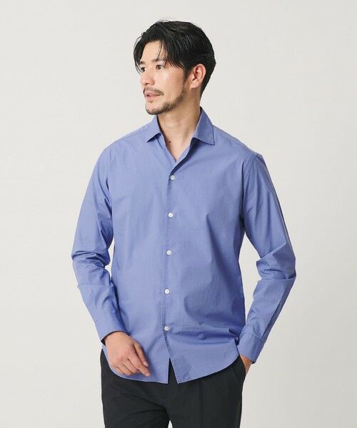 BEAUTY&YOUTH UNITED ARROWS / ビューティー&ユース ユナイテッドアローズ シャツ・ブラウス | 【WEB限定 WARDROBE SMART】コットン ワイドカラー スキッパー シャツ | 詳細14