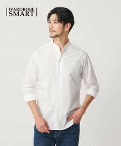 BEAUTY&YOUTH UNITED ARROWS / ビューティー&ユース ユナイテッドアローズ シャツ・ブラウス | 【WEB限定 WARDROBE SMART】コットン バンドカラー スキッパー シャツ