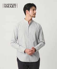 BEAUTY&YOUTH UNITED ARROWS / ビューティー&ユース ユナイテッドアローズ シャツ・ブラウス | 【WEB限定 WARDROBE SMART】コットン バンドカラー スキッパー シャツ