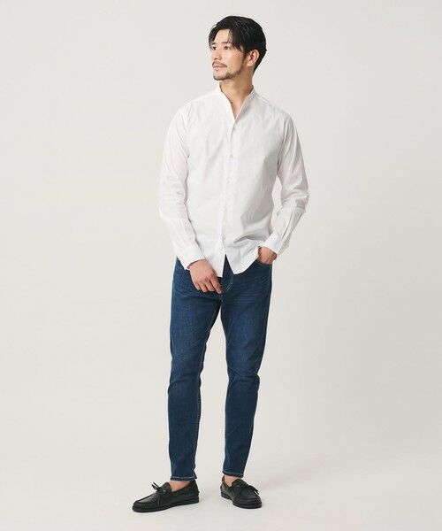 BEAUTY&YOUTH UNITED ARROWS / ビューティー&ユース ユナイテッドアローズ シャツ・ブラウス | 【WEB限定 WARDROBE SMART】コットン バンドカラー スキッパー シャツ | 詳細4