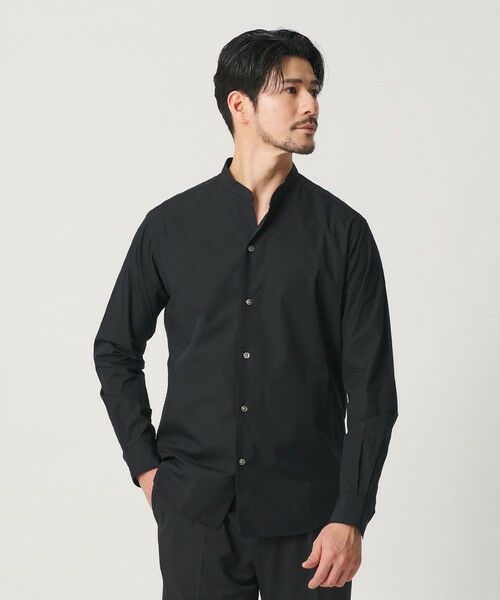 BEAUTY&YOUTH UNITED ARROWS / ビューティー&ユース ユナイテッドアローズ シャツ・ブラウス | 【WEB限定 WARDROBE SMART】コットン バンドカラー スキッパー シャツ | 詳細7