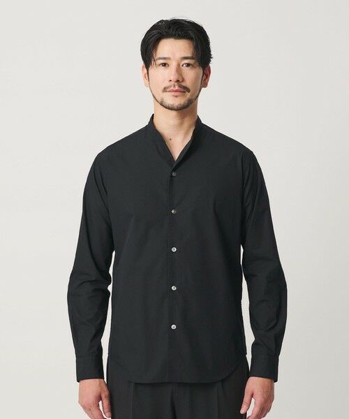 BEAUTY&YOUTH UNITED ARROWS / ビューティー&ユース ユナイテッドアローズ シャツ・ブラウス | 【WEB限定 WARDROBE SMART】コットン バンドカラー スキッパー シャツ | 詳細15