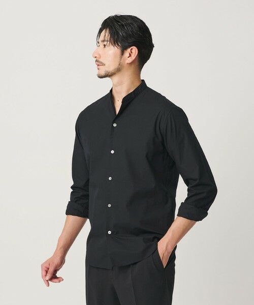 BEAUTY&YOUTH UNITED ARROWS / ビューティー&ユース ユナイテッドアローズ シャツ・ブラウス | 【WEB限定 WARDROBE SMART】コットン バンドカラー スキッパー シャツ | 詳細9