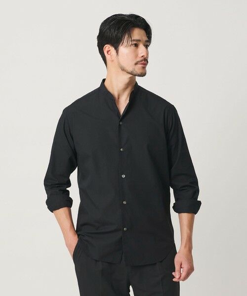 BEAUTY&YOUTH UNITED ARROWS / ビューティー&ユース ユナイテッドアローズ シャツ・ブラウス | 【WEB限定 WARDROBE SMART】コットン バンドカラー スキッパー シャツ | 詳細10