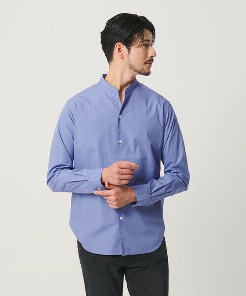 BEAUTY&YOUTH UNITED ARROWS / ビューティー&ユース ユナイテッドアローズ シャツ・ブラウス | 【WEB限定 WARDROBE SMART】コットン バンドカラー スキッパー シャツ | 詳細21