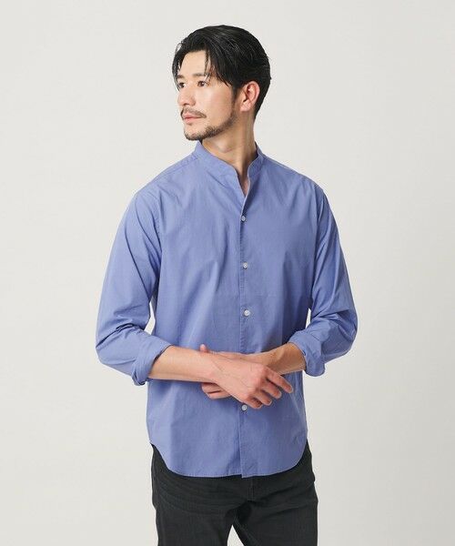 BEAUTY&YOUTH UNITED ARROWS / ビューティー&ユース ユナイテッドアローズ シャツ・ブラウス | 【WEB限定 WARDROBE SMART】コットン バンドカラー スキッパー シャツ | 詳細23