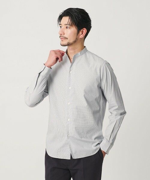 BEAUTY&YOUTH UNITED ARROWS / ビューティー&ユース ユナイテッドアローズ シャツ・ブラウス | 【WEB限定 WARDROBE SMART】コットン バンドカラー スキッパー シャツ | 詳細26