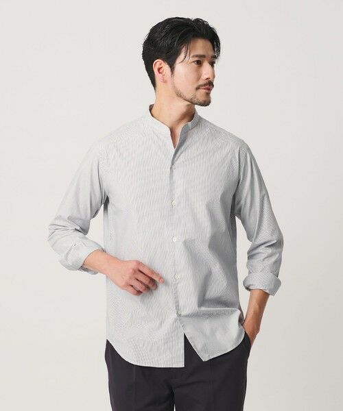 BEAUTY&YOUTH UNITED ARROWS / ビューティー&ユース ユナイテッドアローズ シャツ・ブラウス | 【WEB限定 WARDROBE SMART】コットン バンドカラー スキッパー シャツ | 詳細29