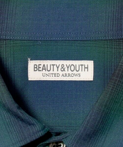BEAUTY&YOUTH UNITED ARROWS / ビューティー&ユース ユナイテッドアローズ シャツ・ブラウス | 尾州 ウーステッド チェック レギュラー シャツ GRANDE TAPERD型 ウォッシャブル MADE IN JAPAN | 詳細9