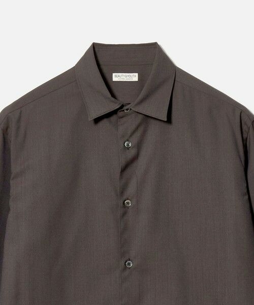 BEAUTY&YOUTH UNITED ARROWS / ビューティー&ユース ユナイテッドアローズ シャツ・ブラウス | 尾州 ウーステッド レギュラー シャツ GRANDE TAPERD型 ウォッシャブル MADE IN JAPAN | 詳細2