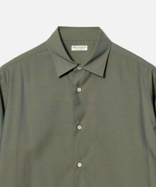 BEAUTY&YOUTH UNITED ARROWS / ビューティー&ユース ユナイテッドアローズ シャツ・ブラウス | 尾州 ウーステッド レギュラー シャツ GRANDE TAPERD型 ウォッシャブル MADE IN JAPAN | 詳細10