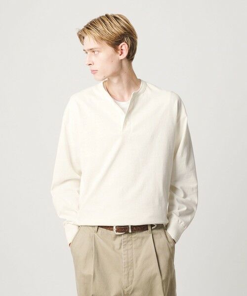 BEAUTY&YOUTH UNITED ARROWS / ビューティー&ユース ユナイテッドアローズ カットソー | ”THE HEAVY”10oz ヘビー ワイド ヘンリーネック カットソー | 詳細1