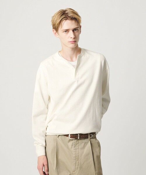 BEAUTY&YOUTH UNITED ARROWS / ビューティー&ユース ユナイテッドアローズ カットソー | ”THE HEAVY”10oz ヘビー ワイド ヘンリーネック カットソー | 詳細2