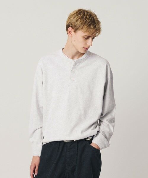 BEAUTY&YOUTH UNITED ARROWS / ビューティー&ユース ユナイテッドアローズ カットソー | ”THE HEAVY”10oz ヘビー ワイド ヘンリーネック カットソー | 詳細6
