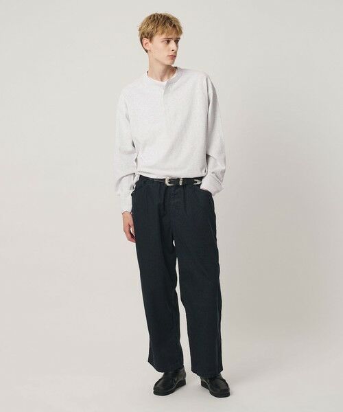 BEAUTY&YOUTH UNITED ARROWS / ビューティー&ユース ユナイテッドアローズ カットソー | ”THE HEAVY”10oz ヘビー ワイド ヘンリーネック カットソー | 詳細7