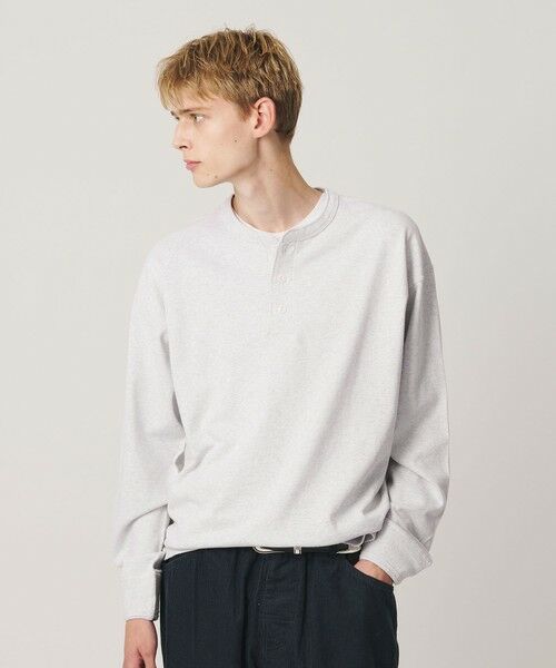 BEAUTY&YOUTH UNITED ARROWS / ビューティー&ユース ユナイテッドアローズ カットソー | ”THE HEAVY”10oz ヘビー ワイド ヘンリーネック カットソー | 詳細8