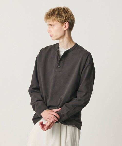 BEAUTY&YOUTH UNITED ARROWS / ビューティー&ユース ユナイテッドアローズ カットソー | ”THE HEAVY”10oz ヘビー ワイド ヘンリーネック カットソー | 詳細17
