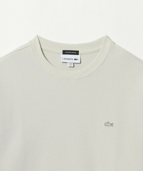 BEAUTY&YOUTH UNITED ARROWS / ビューティー&ユース ユナイテッドアローズ カットソー | ＜LACOSTE for BEAUTY&YOUTH＞ ワントーン ロングスリーブ カットソー | 詳細1