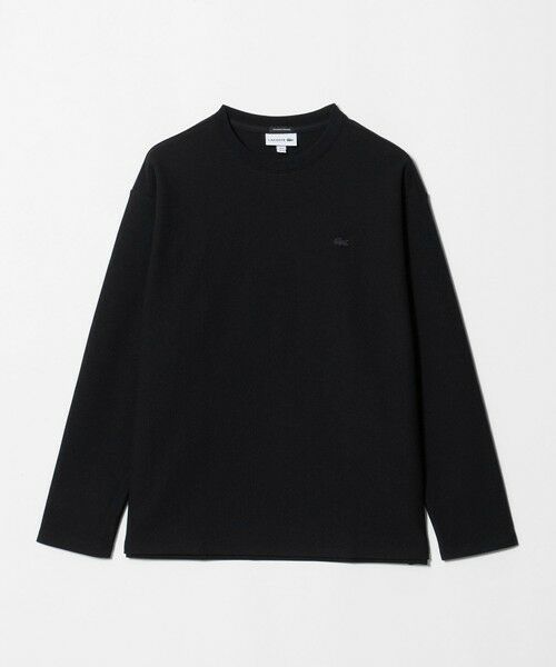 BEAUTY&YOUTH UNITED ARROWS / ビューティー&ユース ユナイテッドアローズ カットソー | ＜LACOSTE for BEAUTY&YOUTH＞ ワントーン ロングスリーブ カットソー（BLACK）