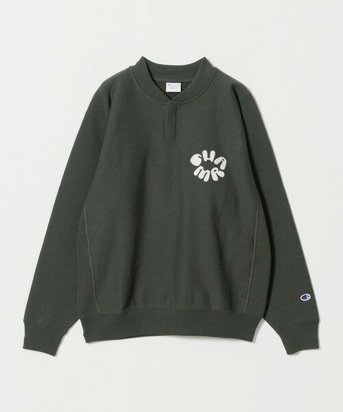 BEAUTY&YOUTH UNITED ARROWS / ビューティー&ユース ユナイテッドアローズ カットソー | ＜CHAMPION×BEAUTY&YOUTH＞ヘンリーネック スウェット（BLACK）