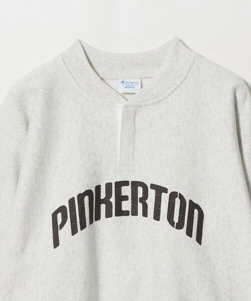BEAUTY&YOUTH UNITED ARROWS / ビューティー&ユース ユナイテッドアローズ カットソー | ＜CHAMPION×BEAUTY&YOUTH＞ヘンリーネック スウェット | 詳細4