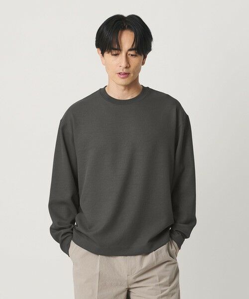 BEAUTY&YOUTH UNITED ARROWS / ビューティー&ユース ユナイテッドアローズ カットソー | FUSION TWILL クルーネック カットソー UVカット タテヨコストレッチ | 詳細14
