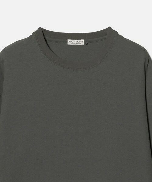 BEAUTY&YOUTH UNITED ARROWS / ビューティー&ユース ユナイテッドアローズ カットソー | FUSION TWILL クルーネック カットソー UVカット タテヨコストレッチ | 詳細18