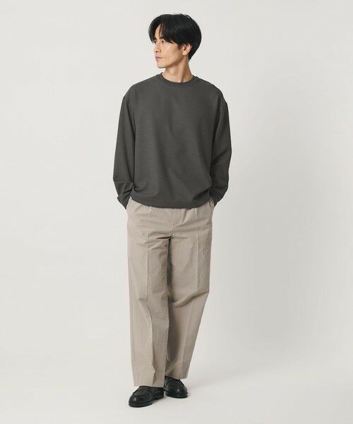 BEAUTY&YOUTH UNITED ARROWS / ビューティー&ユース ユナイテッドアローズ カットソー | FUSION TWILL クルーネック カットソー UVカット タテヨコストレッチ | 詳細15