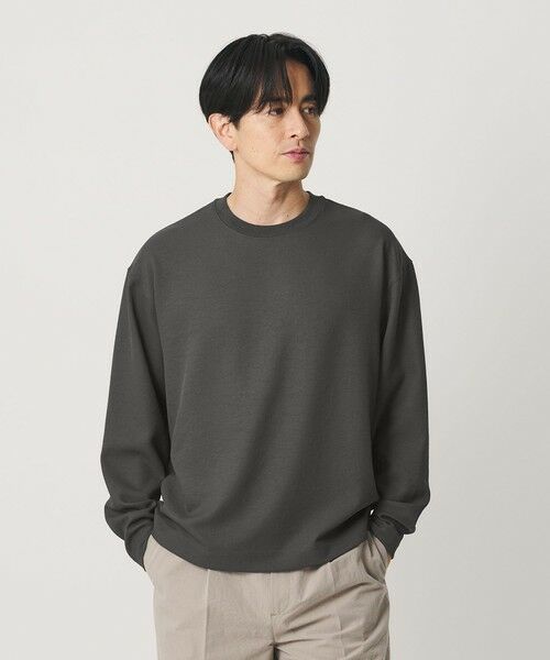 BEAUTY&YOUTH UNITED ARROWS / ビューティー&ユース ユナイテッドアローズ カットソー | FUSION TWILL クルーネック カットソー UVカット タテヨコストレッチ | 詳細16