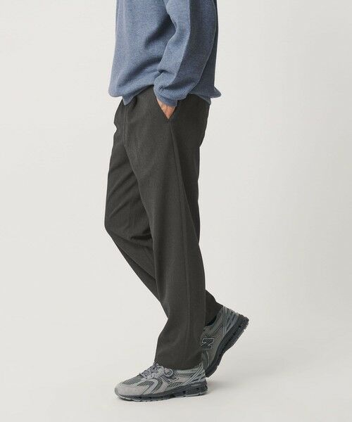 BEAUTY&YOUTH UNITED ARROWS / ビューティー&ユース ユナイテッドアローズ その他パンツ | アルガン トロ 1プリーツ テーパード パンツ NO.7 タテヨコストレッチ(DK.GRAY)