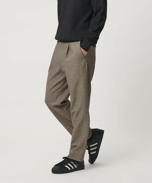 BEAUTY&YOUTH UNITED ARROWS / ビューティー&ユース ユナイテッドアローズ その他パンツ | アルガン トロ 1プリーツ テーパード パンツ NO.7 タテヨコストレッチ | 詳細24