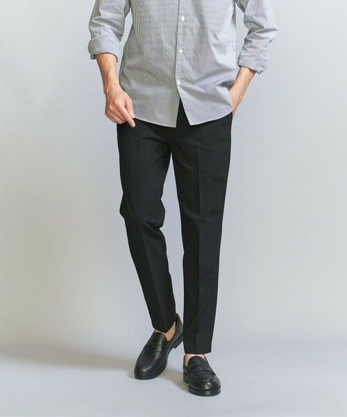 BEAUTY&YOUTH UNITED ARROWS / ビューティー&ユース ユナイテッドアローズ スラックス・ドレスパンツ | 【WEB限定 WARDROBE SMART】ソロテックス オールシーズン パンツ(BLACK)