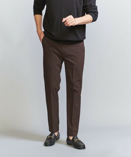 BEAUTY&YOUTH UNITED ARROWS / ビューティー&ユース ユナイテッドアローズ スラックス・ドレスパンツ | 【WEB限定 WARDROBE SMART】ソロテックス オールシーズン パンツ(DK.BROWN)