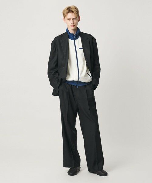 BEAUTY&YOUTH UNITED ARROWS / ビューティー&ユース ユナイテッドアローズ その他パンツ | N/SUIT サキソニー 2プリーツ ワイド スラックス | 詳細5
