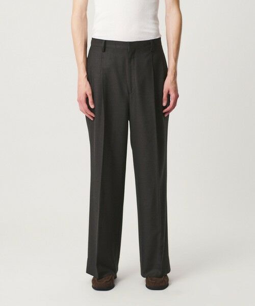 BEAUTY&YOUTH UNITED ARROWS / ビューティー&ユース ユナイテッドアローズ その他パンツ | N/SUIT サキソニー 2プリーツ ワイド スラックス | 詳細17