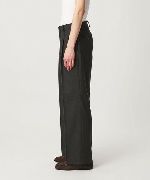 BEAUTY&YOUTH UNITED ARROWS / ビューティー&ユース ユナイテッドアローズ その他パンツ | N/SUIT サキソニー 2プリーツ ワイド スラックス | 詳細18