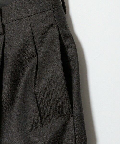 BEAUTY&YOUTH UNITED ARROWS / ビューティー&ユース ユナイテッドアローズ その他パンツ | N/SUIT サキソニー 2プリーツ ワイド スラックス | 詳細23