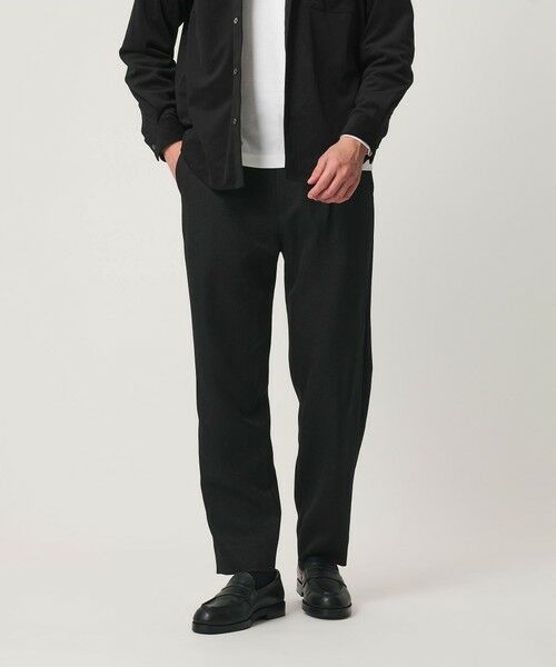BEAUTY&YOUTH UNITED ARROWS / ビューティー&ユース ユナイテッドアローズ その他パンツ | 【WEB限定 WARDROBE SMART】 ウールライク ステルスポケット 1P セミワイド パンツ | 詳細1